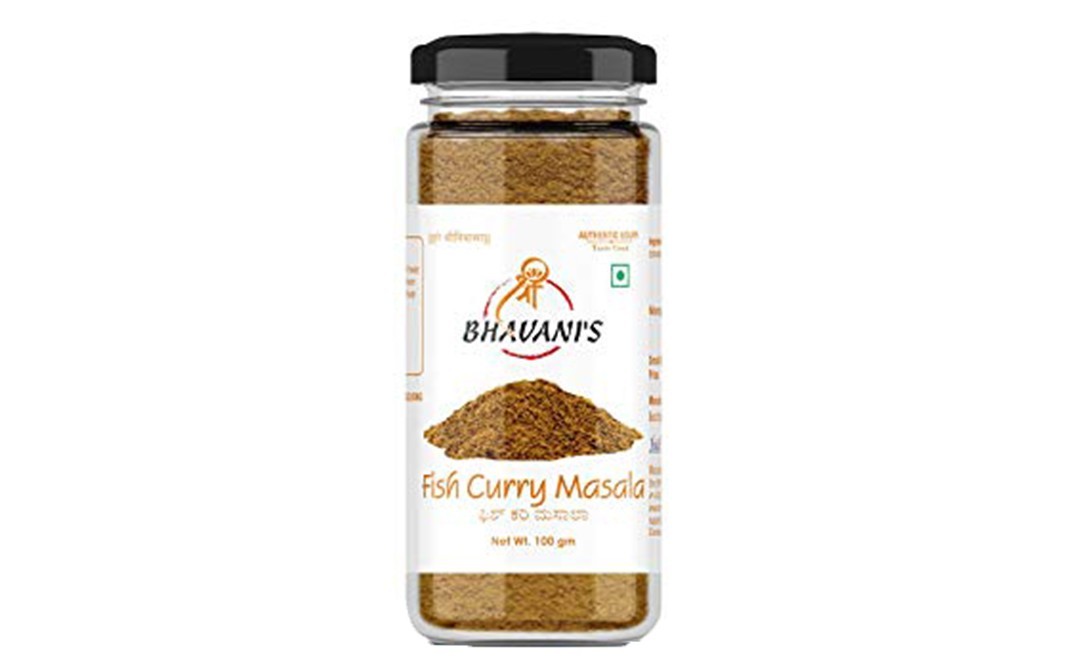 Bhavani's Fish Curry Masala    Glass Jar  100 grams